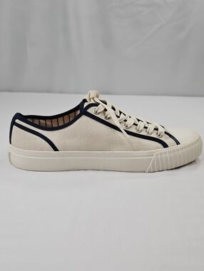 P.F. Flyers Center Lo Varsity Navy Cream Canvas Sneakers Men’s 11 NWOT